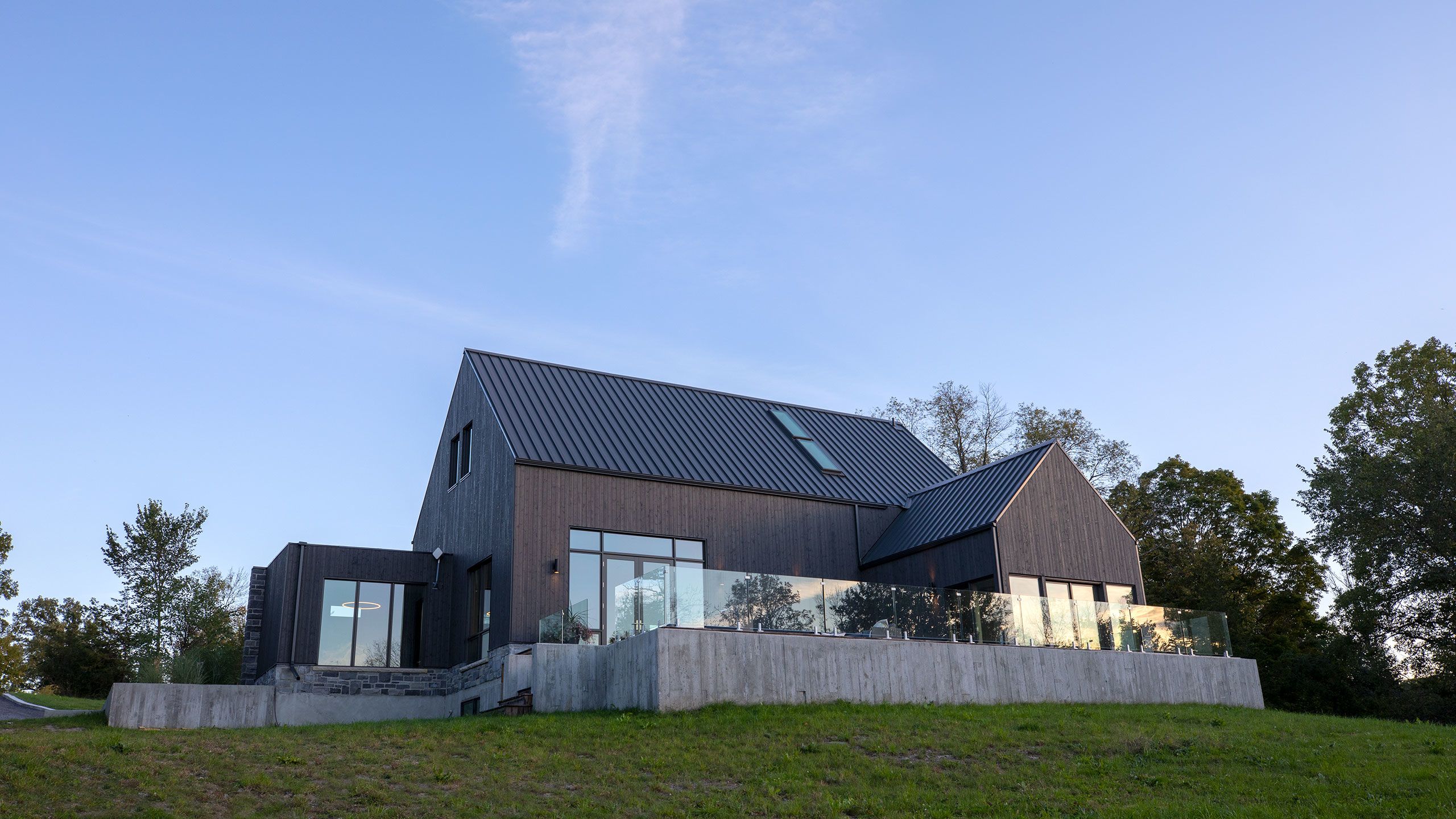 South Face view Longhouse